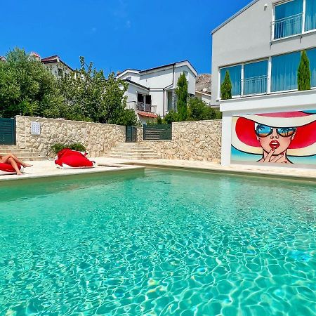 Apartment Baska Mit Poolarea - Krk, Kroatien Ngoại thất bức ảnh